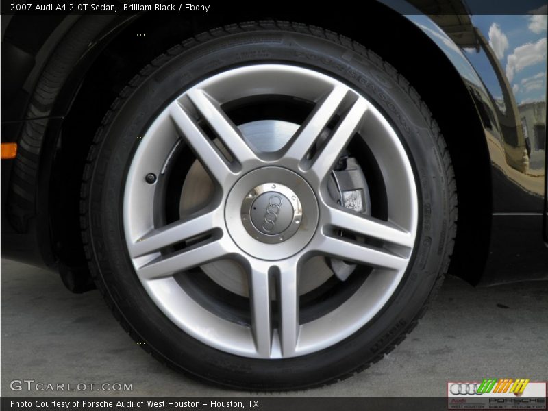 Brilliant Black / Ebony 2007 Audi A4 2.0T Sedan