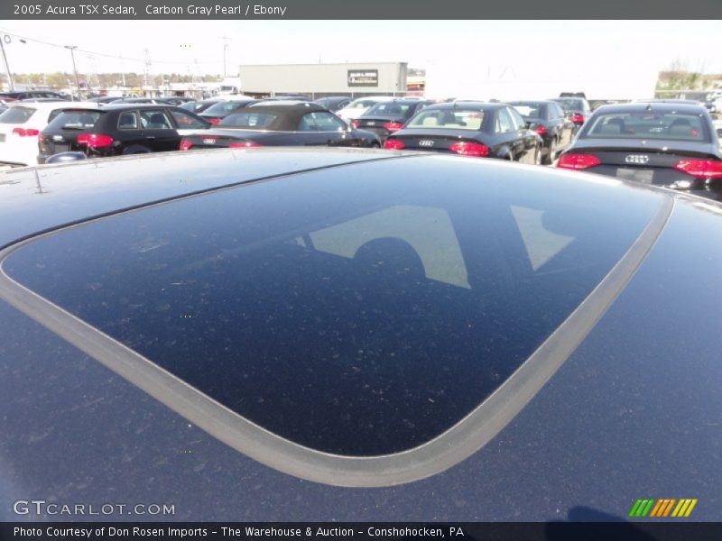 Carbon Gray Pearl / Ebony 2005 Acura TSX Sedan