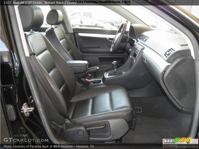 Brilliant Black / Ebony 2007 Audi A4 2.0T Sedan
