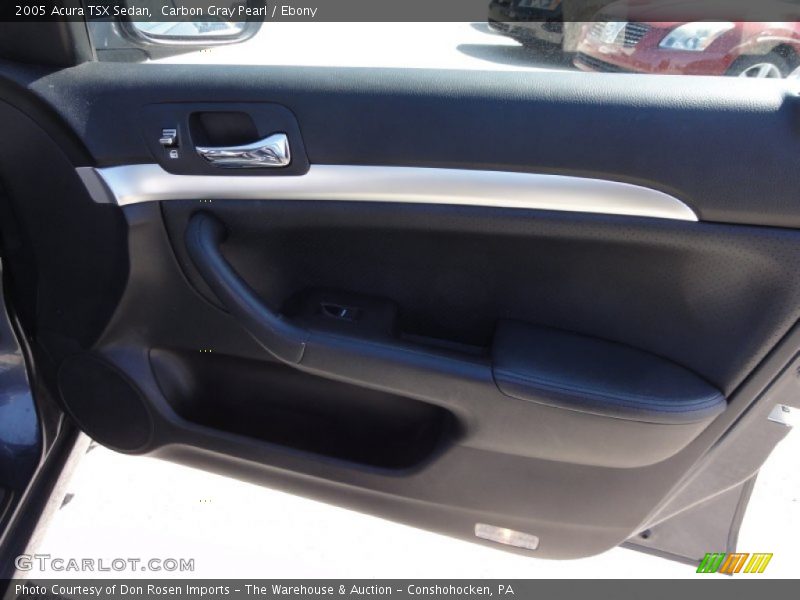 Carbon Gray Pearl / Ebony 2005 Acura TSX Sedan