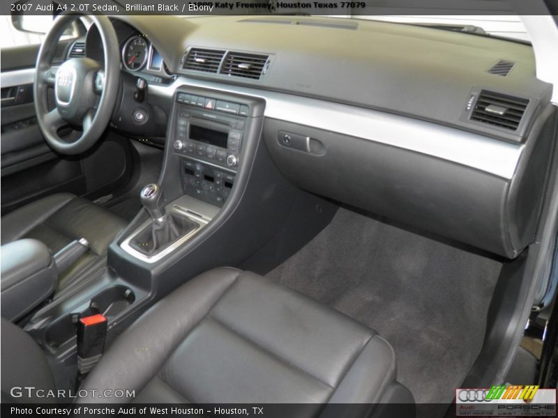 Brilliant Black / Ebony 2007 Audi A4 2.0T Sedan