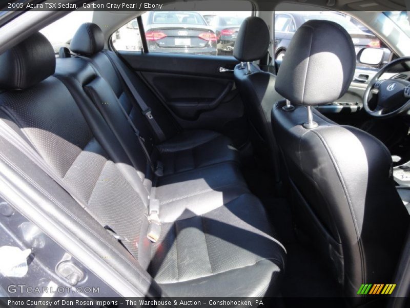 Carbon Gray Pearl / Ebony 2005 Acura TSX Sedan