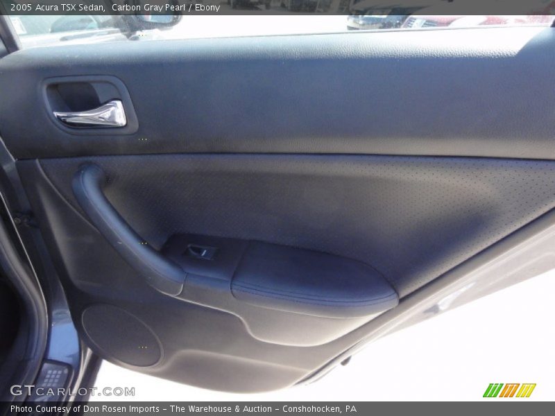 Carbon Gray Pearl / Ebony 2005 Acura TSX Sedan