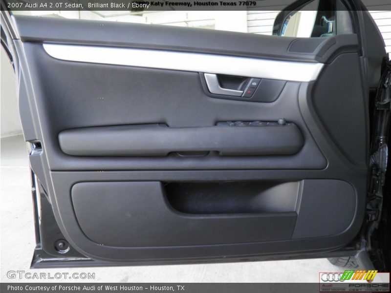Brilliant Black / Ebony 2007 Audi A4 2.0T Sedan