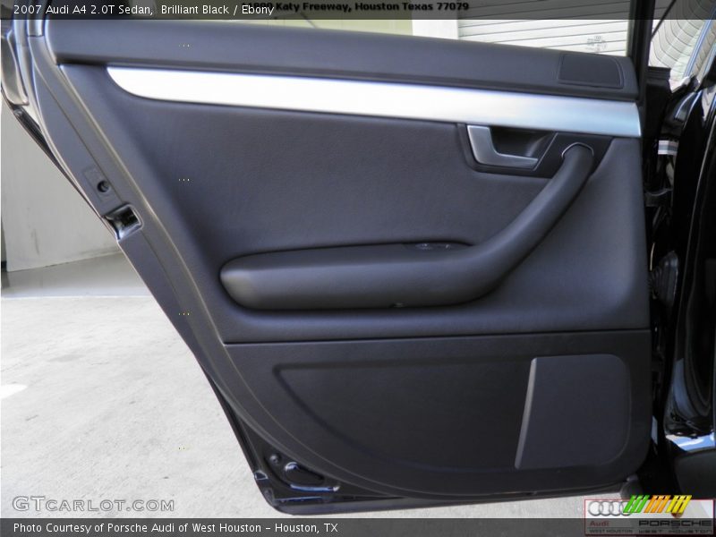 Brilliant Black / Ebony 2007 Audi A4 2.0T Sedan