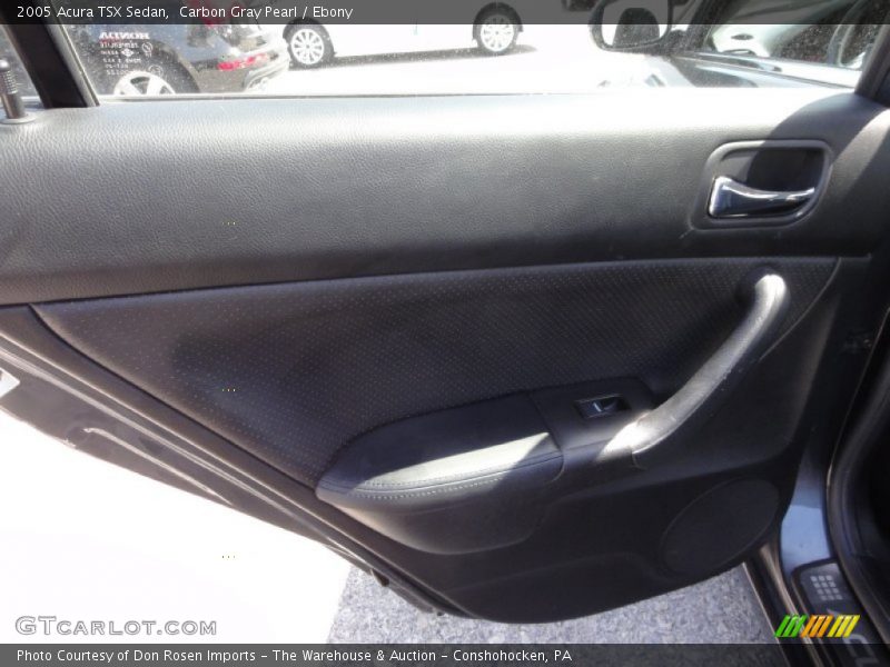 Carbon Gray Pearl / Ebony 2005 Acura TSX Sedan