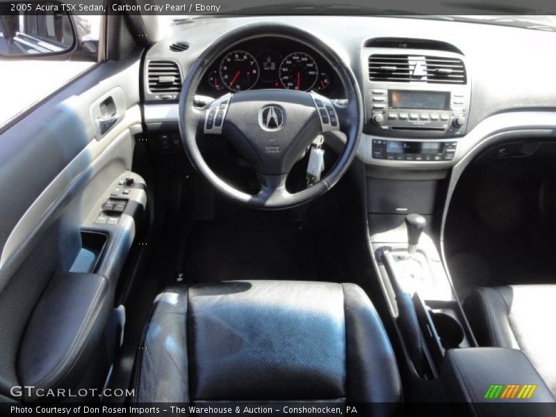 Carbon Gray Pearl / Ebony 2005 Acura TSX Sedan