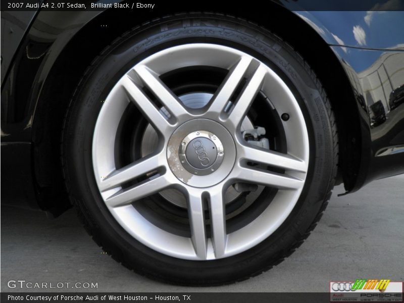 Brilliant Black / Ebony 2007 Audi A4 2.0T Sedan
