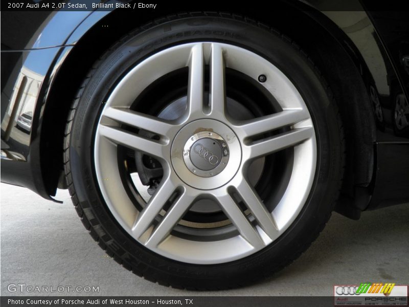 Brilliant Black / Ebony 2007 Audi A4 2.0T Sedan