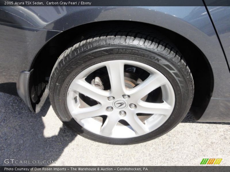 Carbon Gray Pearl / Ebony 2005 Acura TSX Sedan