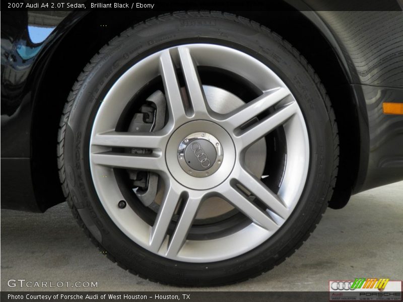 Brilliant Black / Ebony 2007 Audi A4 2.0T Sedan