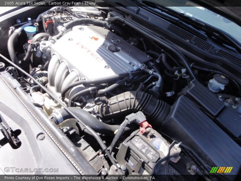 Carbon Gray Pearl / Ebony 2005 Acura TSX Sedan