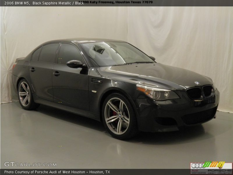 Black Sapphire Metallic / Black 2006 BMW M5