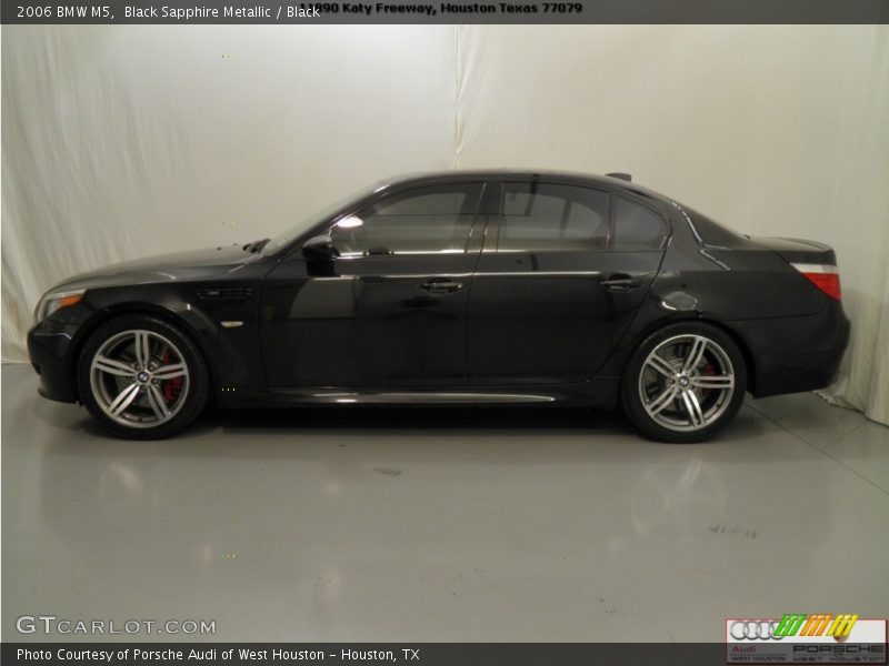 Black Sapphire Metallic / Black 2006 BMW M5