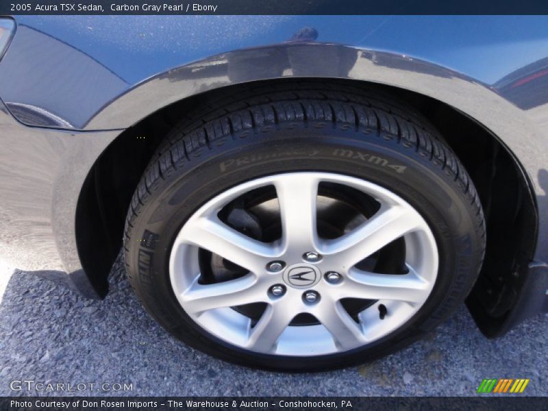 Carbon Gray Pearl / Ebony 2005 Acura TSX Sedan