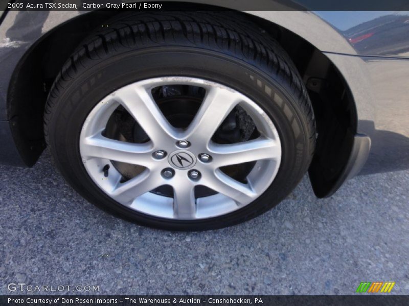 Carbon Gray Pearl / Ebony 2005 Acura TSX Sedan