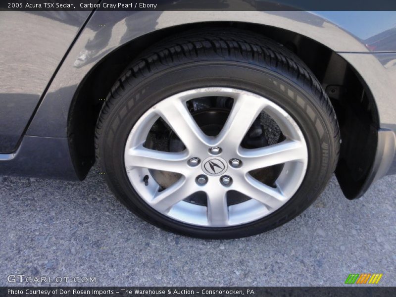 Carbon Gray Pearl / Ebony 2005 Acura TSX Sedan