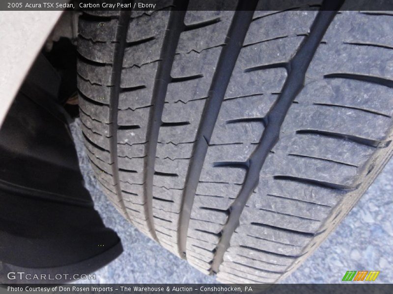 Carbon Gray Pearl / Ebony 2005 Acura TSX Sedan
