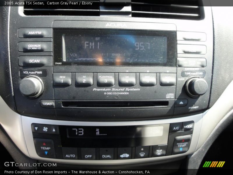 Carbon Gray Pearl / Ebony 2005 Acura TSX Sedan