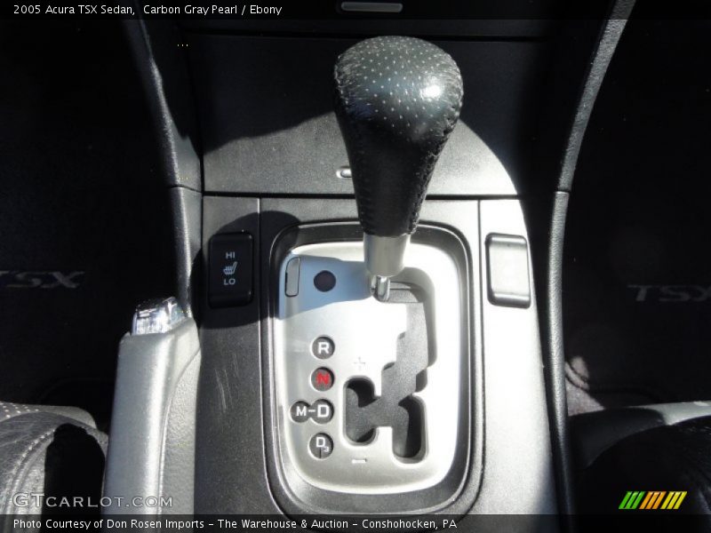 Carbon Gray Pearl / Ebony 2005 Acura TSX Sedan
