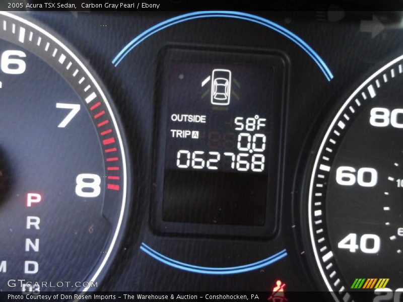 Carbon Gray Pearl / Ebony 2005 Acura TSX Sedan
