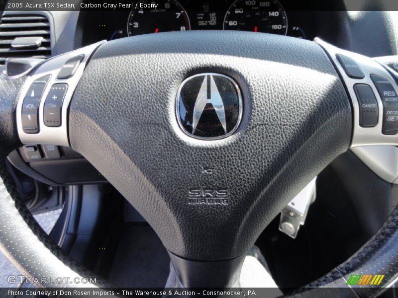 Carbon Gray Pearl / Ebony 2005 Acura TSX Sedan