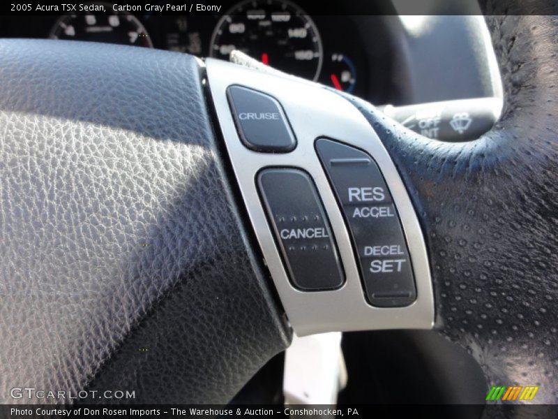 Carbon Gray Pearl / Ebony 2005 Acura TSX Sedan