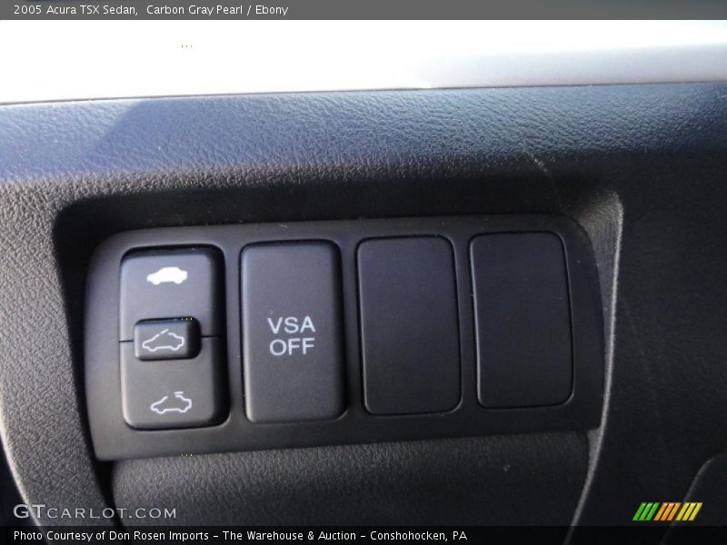 Carbon Gray Pearl / Ebony 2005 Acura TSX Sedan
