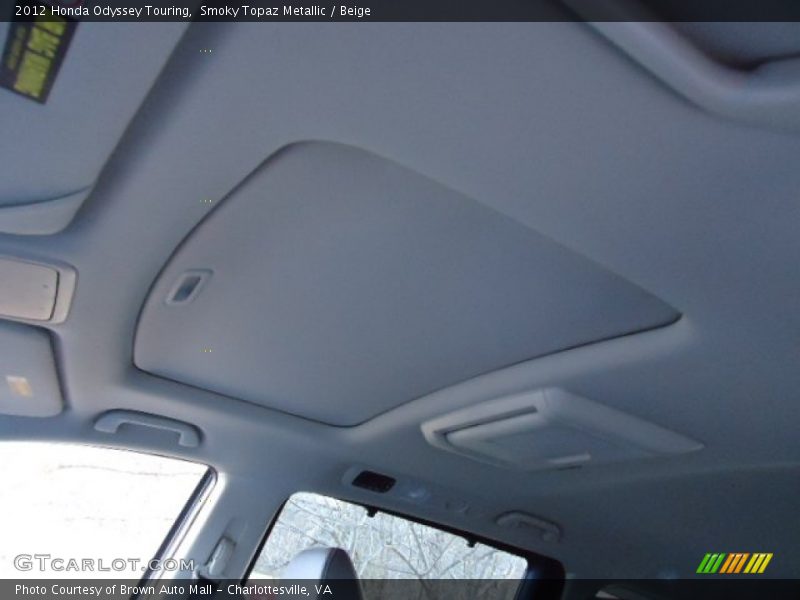 Smoky Topaz Metallic / Beige 2012 Honda Odyssey Touring