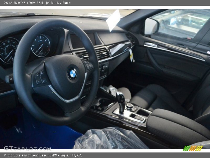 Jet Black / Black 2012 BMW X5 xDrive35d