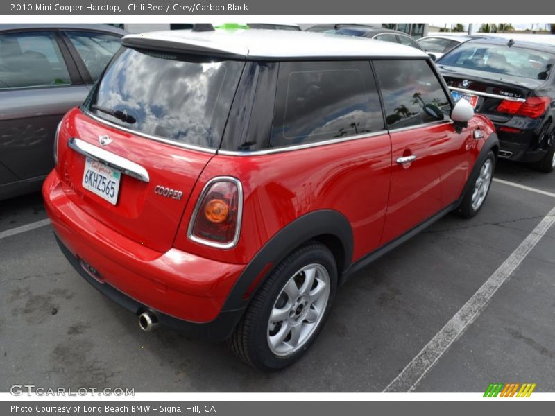 Chili Red / Grey/Carbon Black 2010 Mini Cooper Hardtop