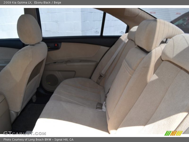 Ebony Black / Beige 2009 Kia Optima LX