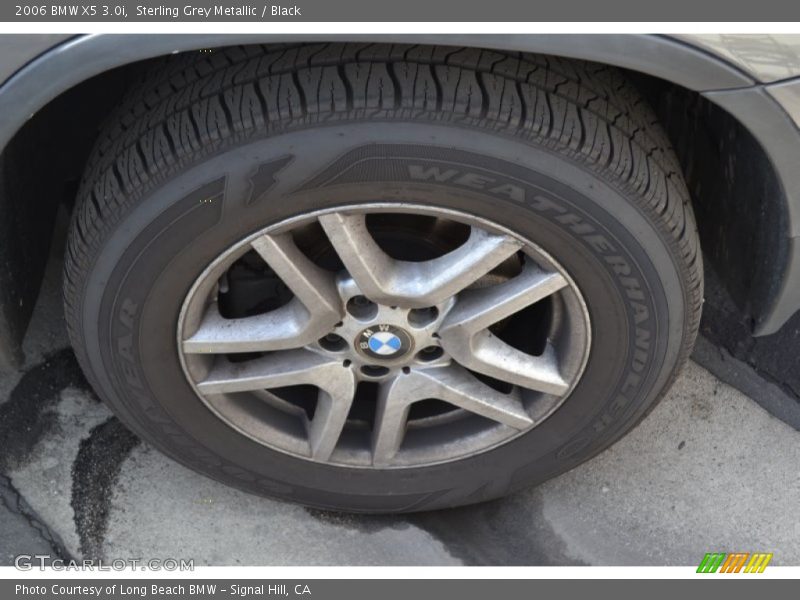 Sterling Grey Metallic / Black 2006 BMW X5 3.0i