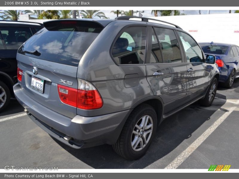 Sterling Grey Metallic / Black 2006 BMW X5 3.0i