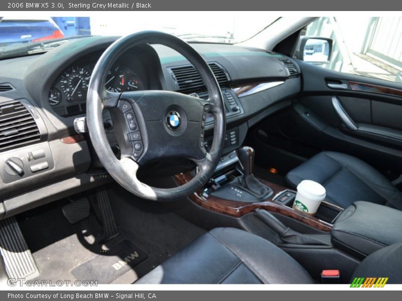 Sterling Grey Metallic / Black 2006 BMW X5 3.0i