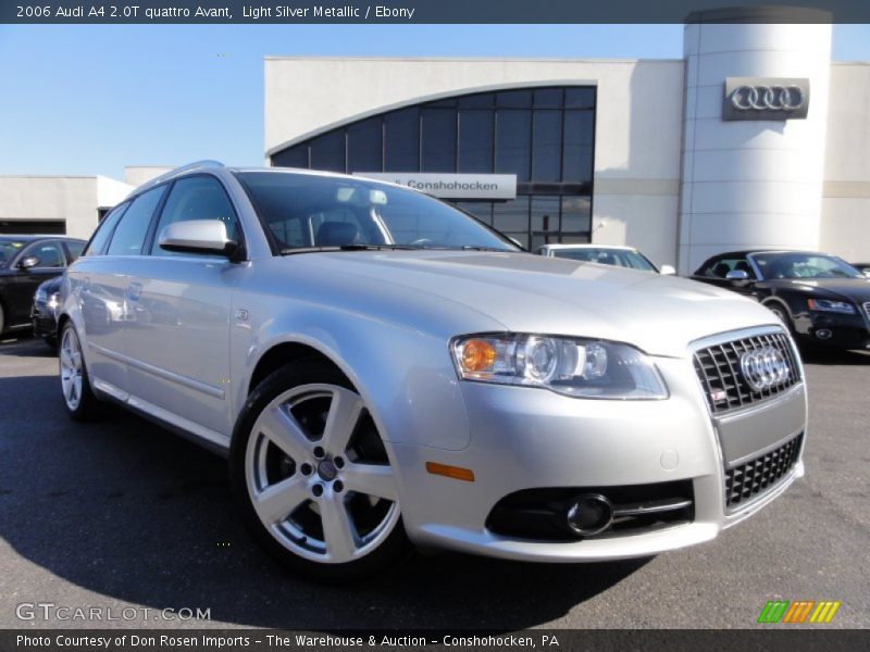 Light Silver Metallic / Ebony 2006 Audi A4 2.0T quattro Avant