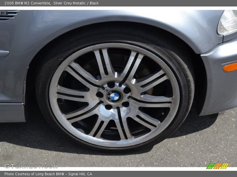 Silver Grey Metallic / Black 2006 BMW M3 Convertible