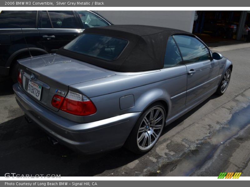 Silver Grey Metallic / Black 2006 BMW M3 Convertible