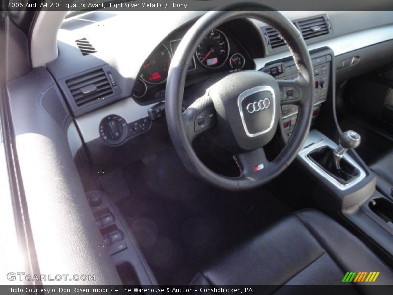 Light Silver Metallic / Ebony 2006 Audi A4 2.0T quattro Avant