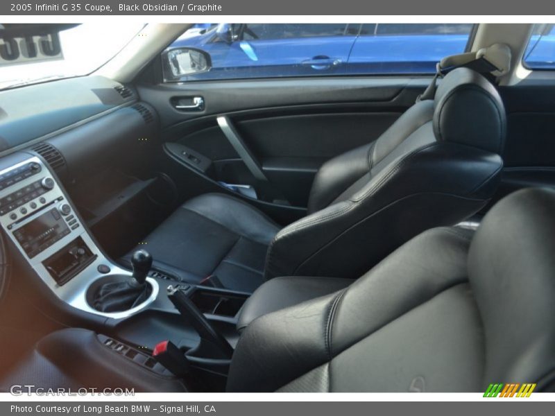 Black Obsidian / Graphite 2005 Infiniti G 35 Coupe