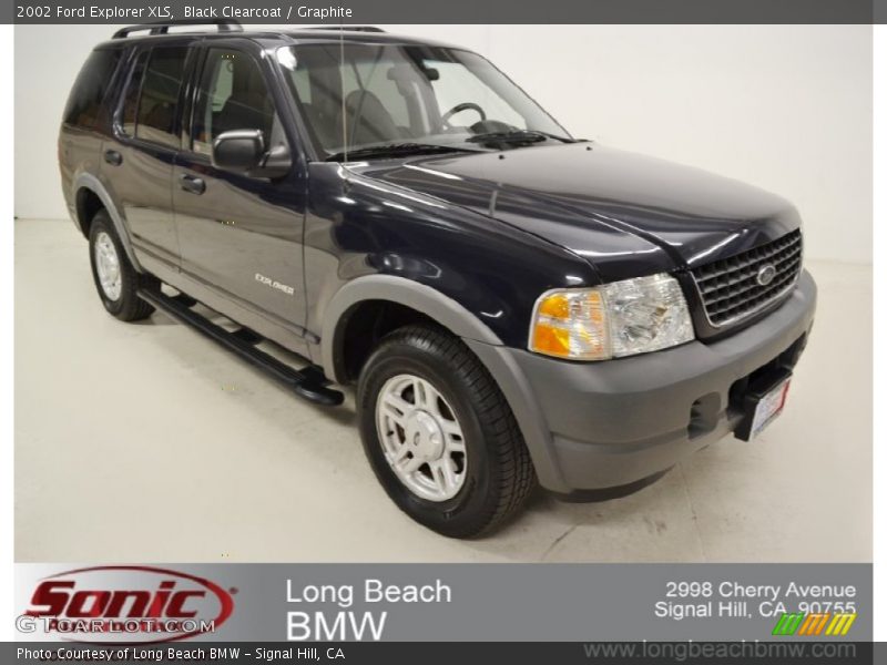 Black Clearcoat / Graphite 2002 Ford Explorer XLS