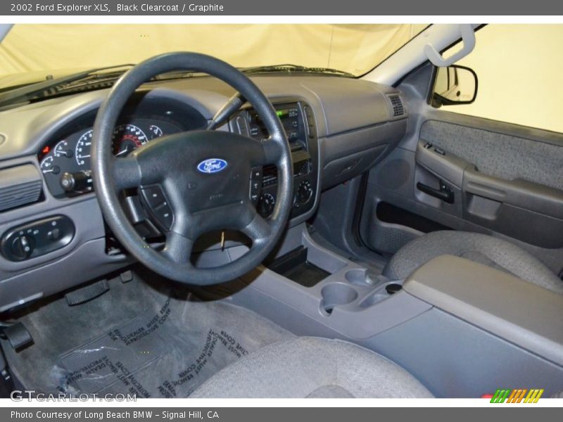 Black Clearcoat / Graphite 2002 Ford Explorer XLS