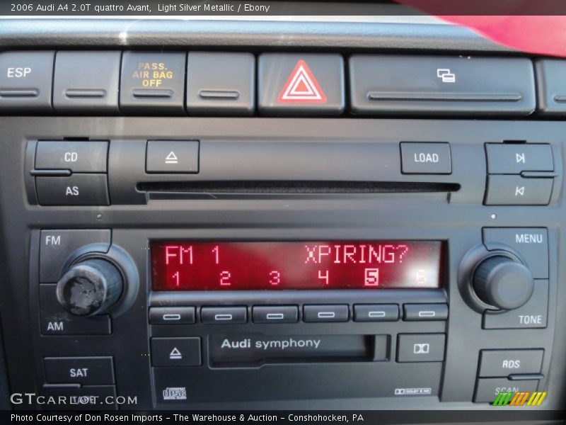 Audio System of 2006 A4 2.0T quattro Avant