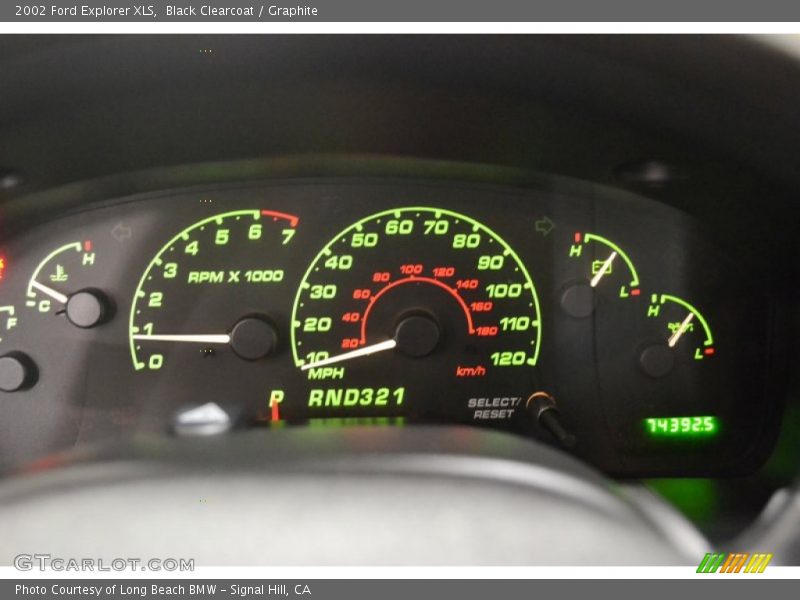 Black Clearcoat / Graphite 2002 Ford Explorer XLS