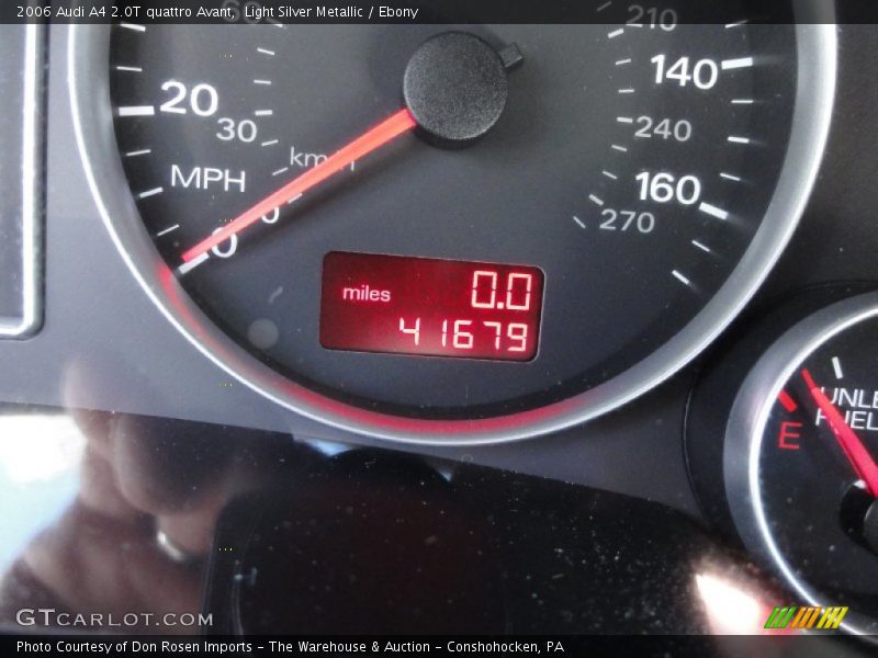 Light Silver Metallic / Ebony 2006 Audi A4 2.0T quattro Avant