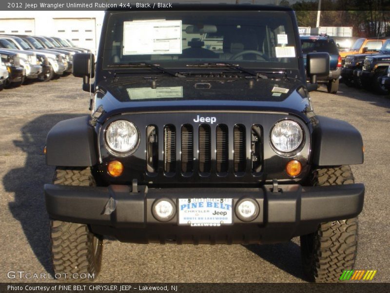 Black / Black 2012 Jeep Wrangler Unlimited Rubicon 4x4