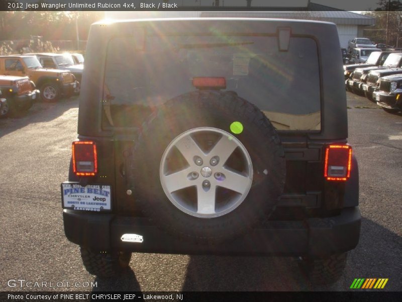 Black / Black 2012 Jeep Wrangler Unlimited Rubicon 4x4