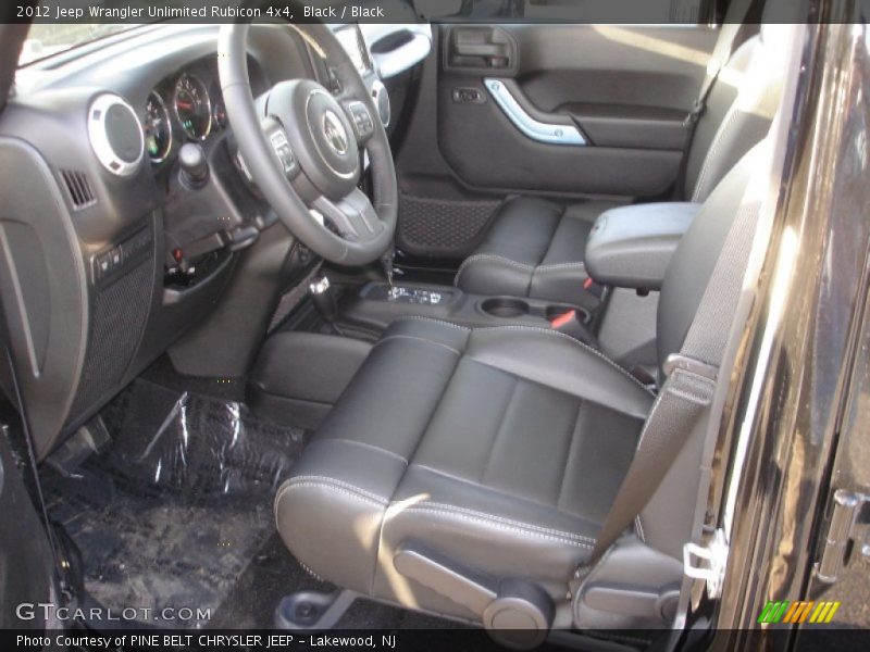 Black / Black 2012 Jeep Wrangler Unlimited Rubicon 4x4