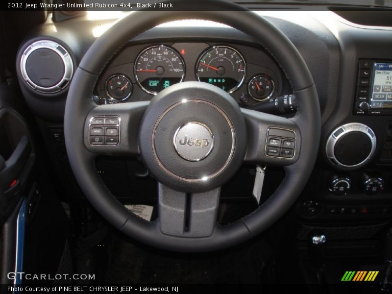 Black / Black 2012 Jeep Wrangler Unlimited Rubicon 4x4