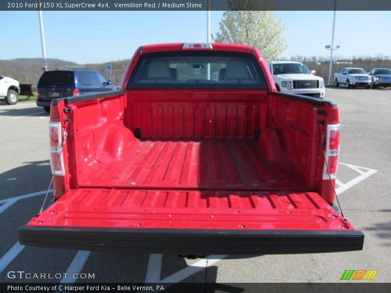 Vermillion Red / Medium Stone 2010 Ford F150 XL SuperCrew 4x4